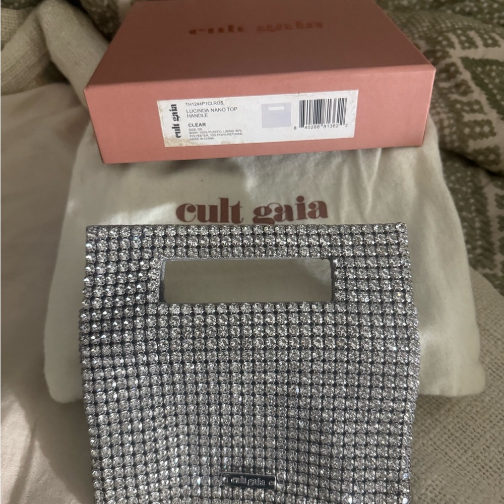 Cult Gaia Lucinda Nano  Rhinestone Clutch